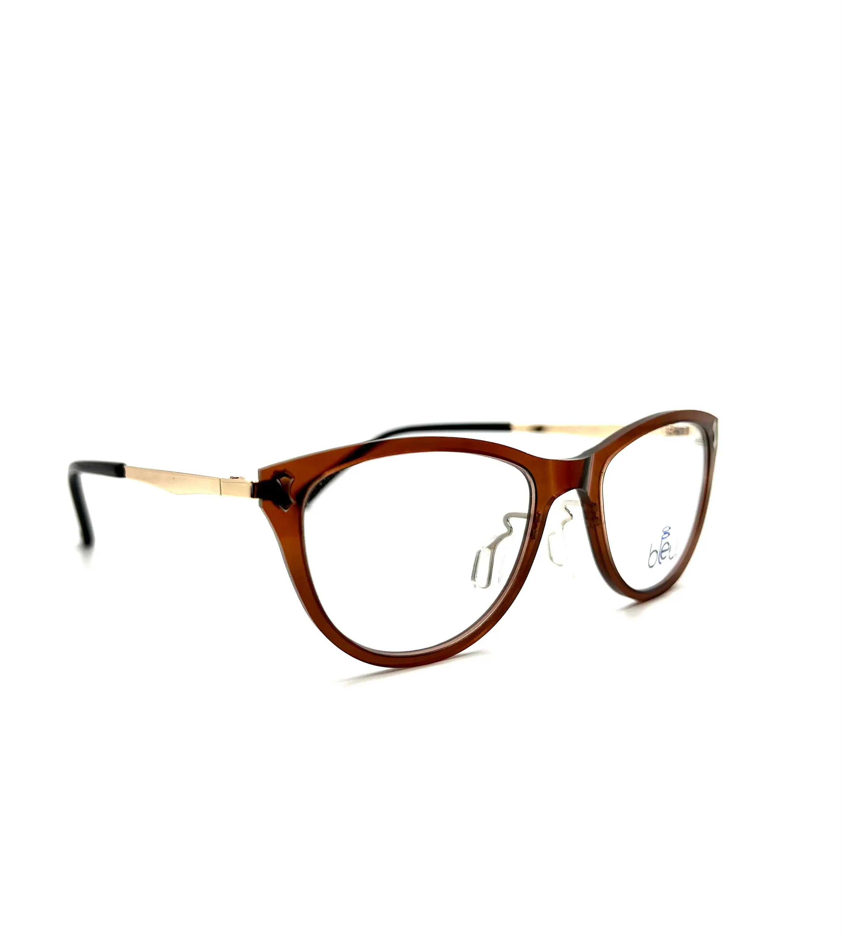 Bleu 8034, Round in Brown/Gold