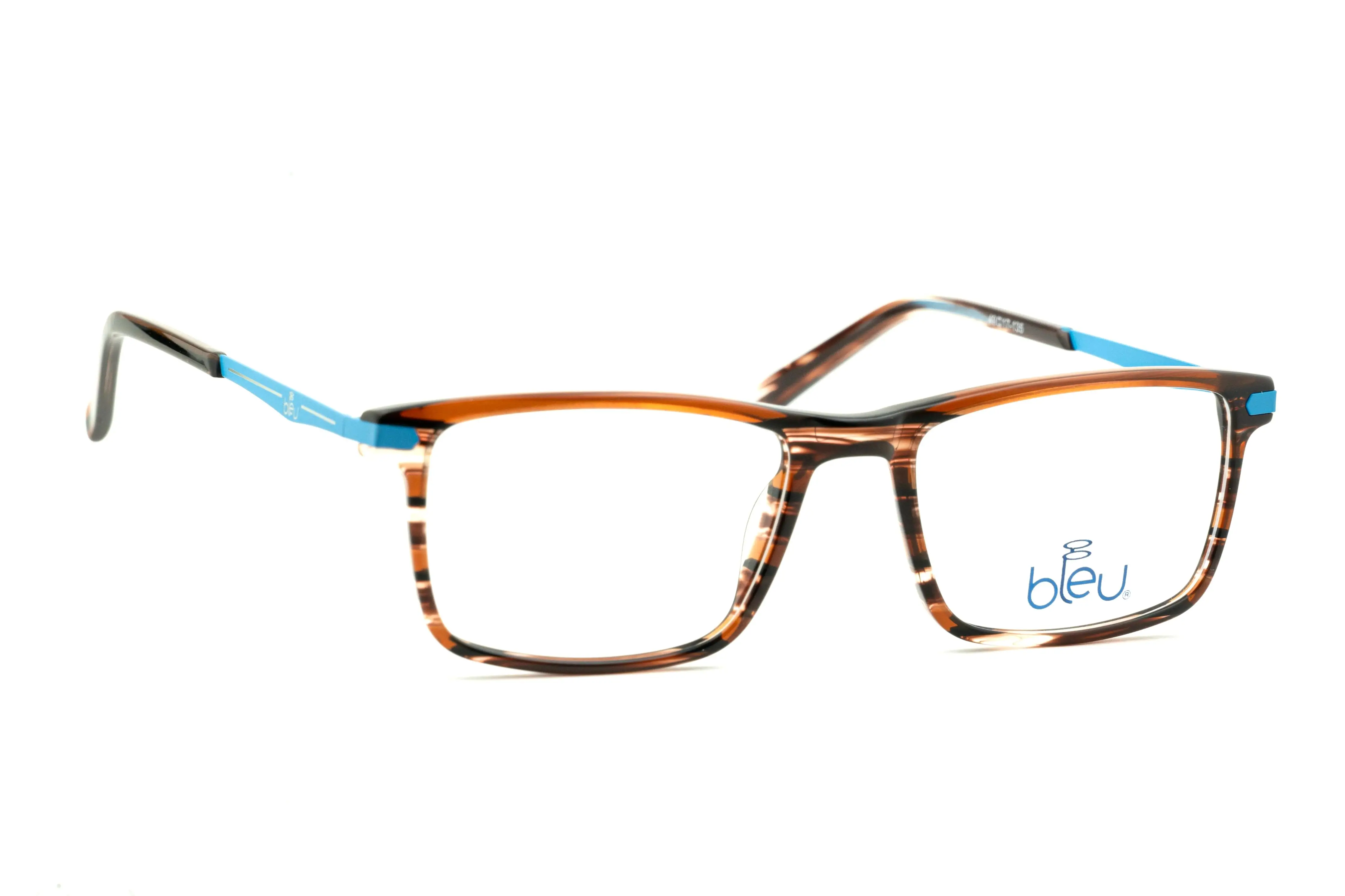 Bleu 806, frame in Blue/Brown Demi