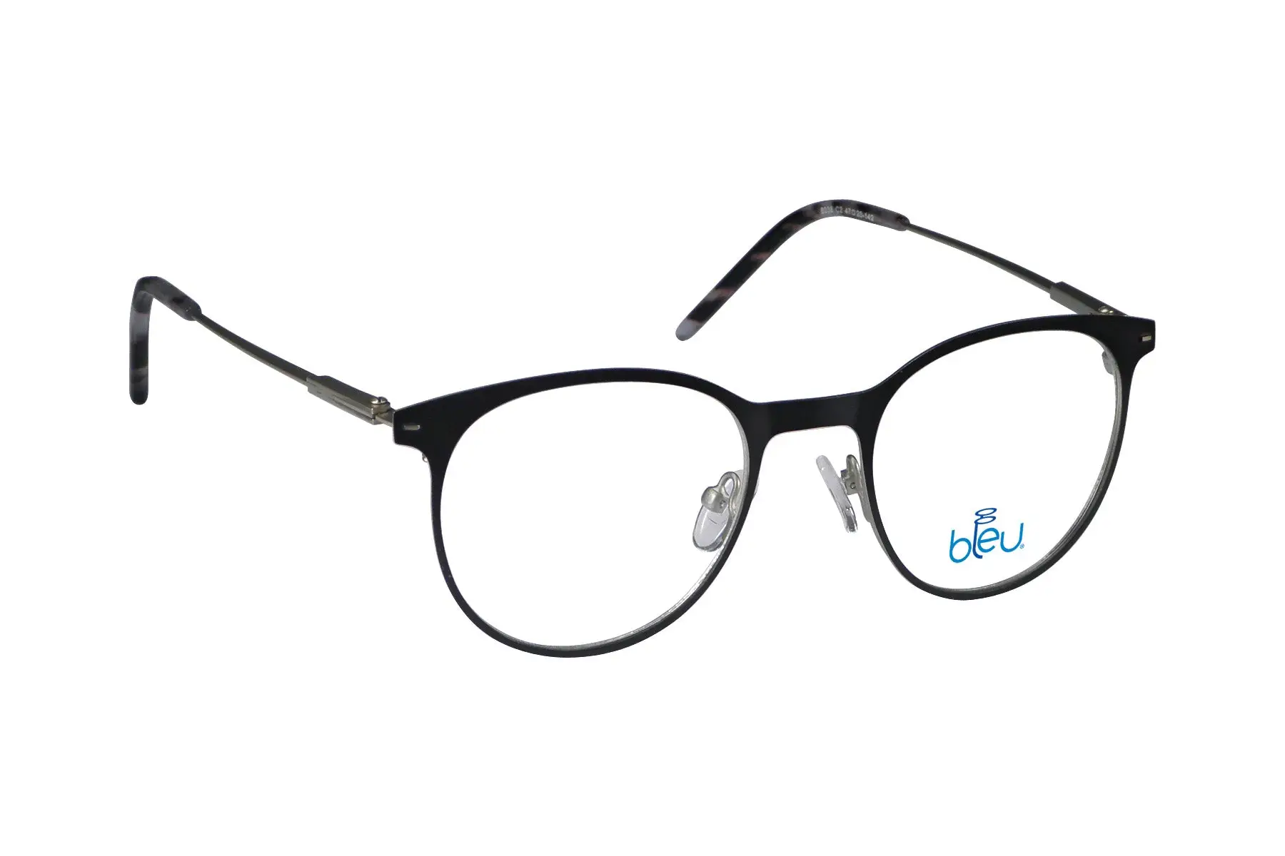 Bleu 8038, Round in Black